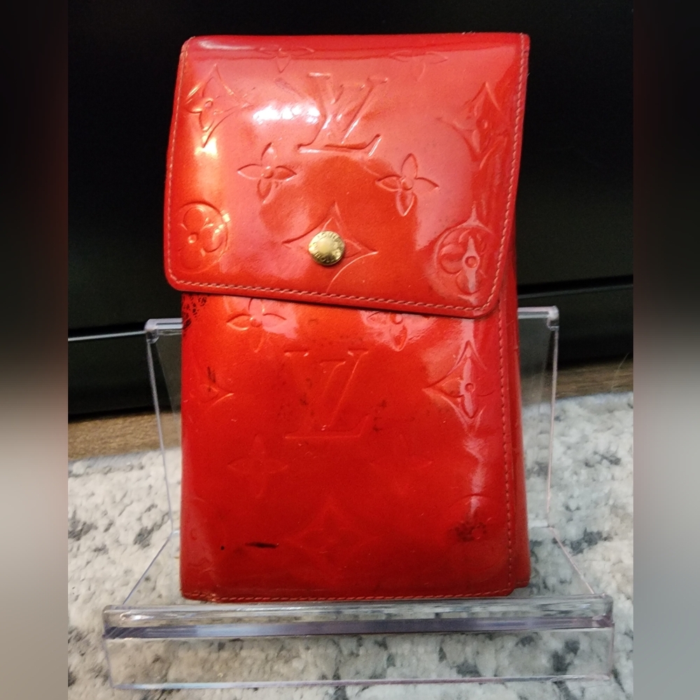Louis Vuitton PROJECT Red Vernis Walker Wallet / belt bag - Picture 1 of 16